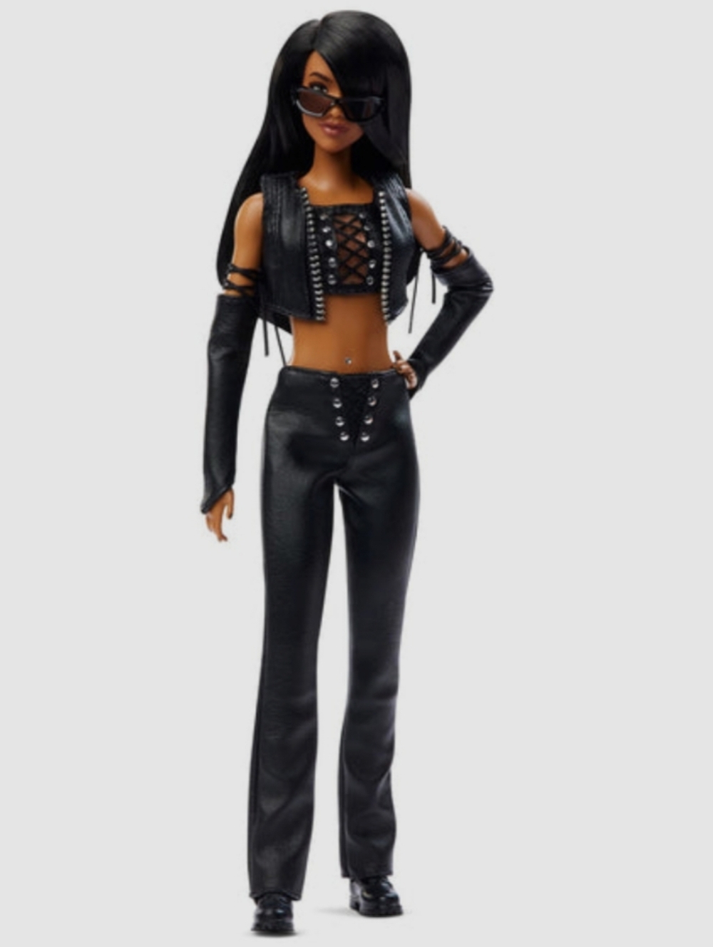 Barbie Aaliyah Doll in Black Outfit with Silver Accents (BRAND NEW/UNOPENED)